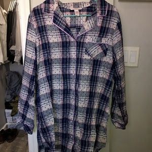 Victoria's Secret Flannel Sleepshirt